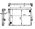 MAHLE Chladi vody MAO CR 455 000P, CR 455 000P