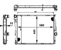 MAHLE Chladi vody MAO CR 457 000P, CR 457 000P