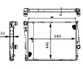 MAHLE Chladi vody MAO CR 458 000P, CR 458 000P