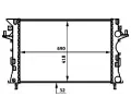 MAHLE Chladi vody MAO CR 461 000P, CR 461 000P