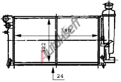 MAHLE Chladi vody MAO CR 469 000S, CR 469 000S