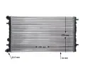 MAHLE Chladi vody MAO CR 477 001S, CR 477 001S