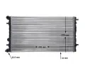 MAHLE Chladi vody MAO CR 477 001S, CR 477 001S