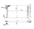 MAHLE Chladi vody MAO CR 481 000S, CR 481 000S