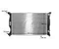 MAHLE Chladi vody MAO CR 484 000S, CR 484 000S