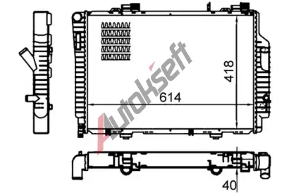 MAHLE Chladi� vody MAO CR 485 000S, CR 485 000S