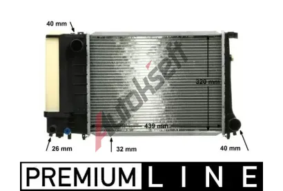 MAHLE Chladi vody MAO CR 495 000P, CR 495 000P