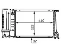 MAHLE Chladi vody MAO CR 495 000P, CR 495 000P