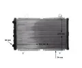 MAHLE Chladi vody MAO CR 499 000S, CR 499 000S