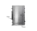 MAHLE Chladi vody MAO CR 503 000S, CR 503 000S