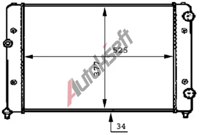 MAHLE Chladi vody MAO CR 507 000S, CR 507 000S