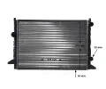 MAHLE Chladi vody MAO CR 508 000S, CR 508 000S