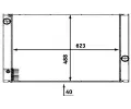 MAHLE Chladi vody MAO CR 511 000P, CR 511 000P