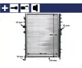 MAHLE Chladi vody ‐ MAO CR 515 000S