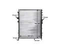 MAHLE Chladi vody MAO CR 515 000S, CR 515 000S