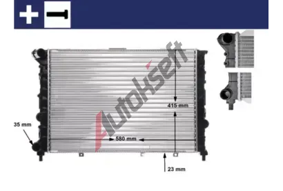 MAHLE Chladi vody MAO CR 521 000S, CR 521 000S