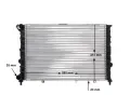 MAHLE Chladi vody MAO CR 521 000S, CR 521 000S
