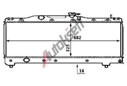 MAHLE Chladi vody MAO CR 533 000S, CR 533 000S