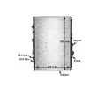 MAHLE Chladi vody MAO CR 547 000S, CR 547 000S