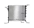 MAHLE Chladi vody MAO CR 556 000S, CR 556 000S