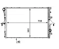 MAHLE Chladi vody MAO CR 571 000S, CR 571 000S