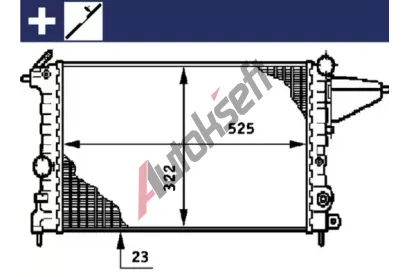 MAHLE Chladi vody MAO CR 600 000S, CR 600 000S