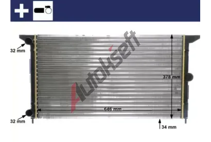 MAHLE Chladi vody MAO CR 607 000S, CR 607 000S