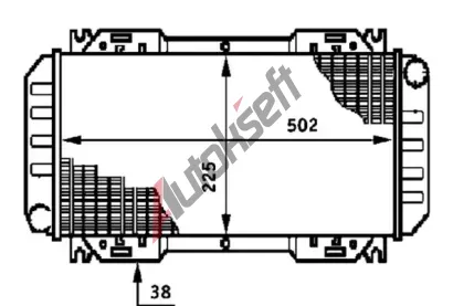 MAHLE Chladi vody MAO CR 619 000S, CR 619 000S