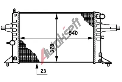 MAHLE Chladič vody MAO CR 637 000S, CR 637 000S  MAHLE Chladič vody MAO CR 637 000S, CR 637 000S