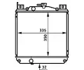 MAHLE Chladi vody MAO CR 655 000S, CR 655 000S