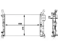 MAHLE Chladi vody MAO CR 660 000P, CR 660 000P