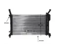 MAHLE Chladi vody MAO CR 660 000S, CR 660 000S