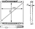MAHLE Chladi vody MAO CR 669 000P, CR 669 000P