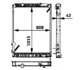 MAHLE Chladi vody MAO CR 686 000P, CR 686 000P