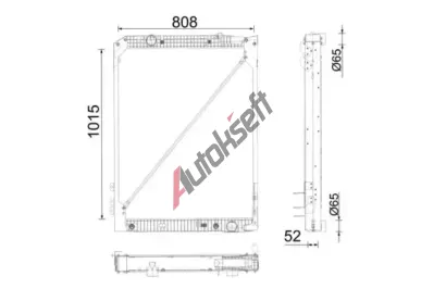 MAHLE Chladič vody MAO CR 686 001P, CR 686 001P MAHLE Chladič vody MAO CR 686 001P, CR 686 001P