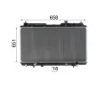 MAHLE Chladi vody MAO CR 740 000S, CR 740 000S