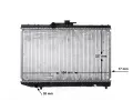 MAHLE Chladi vody MAO CR 768 000S, CR 768 000S