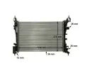 MAHLE Chladi vody MAO CR 774 000P, CR 774 000P