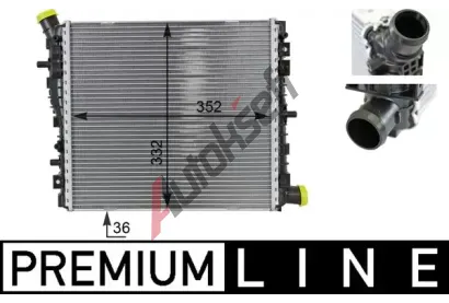 MAHLE Chladič vody MAO CR 78 000P, CR 78 000P MAHLE Chladič vody MAO CR 78 000P, CR 78 000P