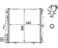 MAHLE Chladi vody MAO CR 782 000P, CR 782 000P