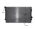 MAHLE Chladi vody MAO CR 811 000S, CR 811 000S