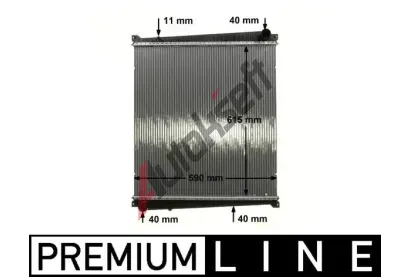 MAHLE Chladi vody MAO CR 818 000P, CR 818 000P