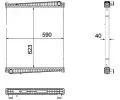 MAHLE Chladi vody MAO CR 818 000P, CR 818 000P