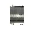 MAHLE Chladi vody MAO CR 818 000P, CR 818 000P