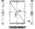 MAHLE Chladi vody MAO CR 819 000P, CR 819 000P