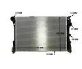 MAHLE Chladi vody MAO CR 83 000P, CR 83 000P