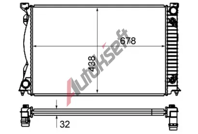 MAHLE Chladi vody MAO CR 830 000S, CR 830 000S