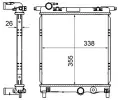 Chladi vody MAHLE ‐ MAO CR 831 000S