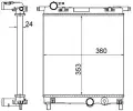 Chladi vody MAHLE ‐ MAO CR 831 001S