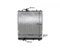 MAHLE Chladi vody MAO CR 837 000S, CR 837 000S